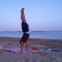 Handstand on the Beach - Santa Marinella, Italy